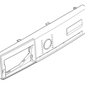 Candy mosógép kezelő burkolat előlap 40017254
