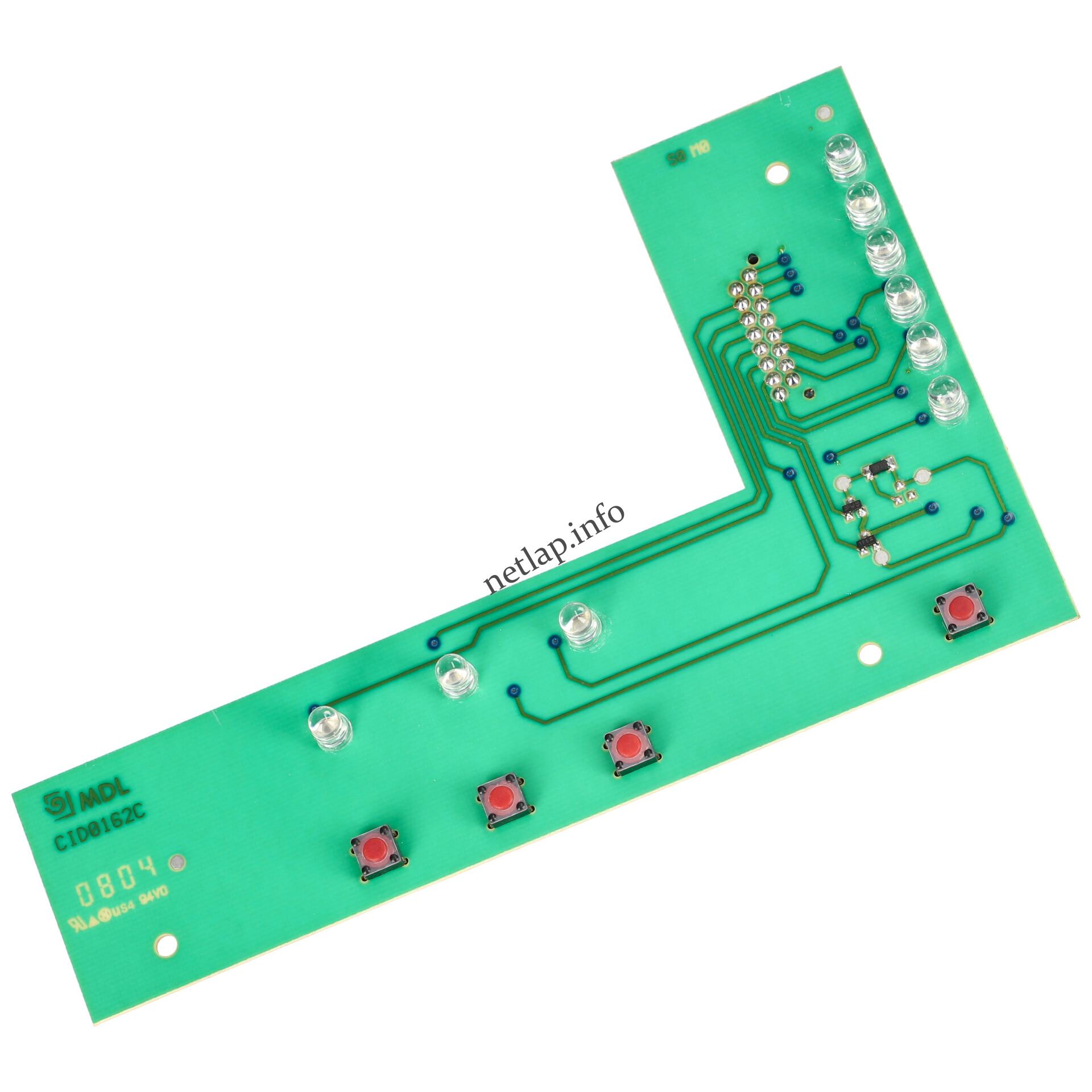 Candy mosógép kijelző modul LED 41008590 Candy mosógép kijelző modul LED 41008590