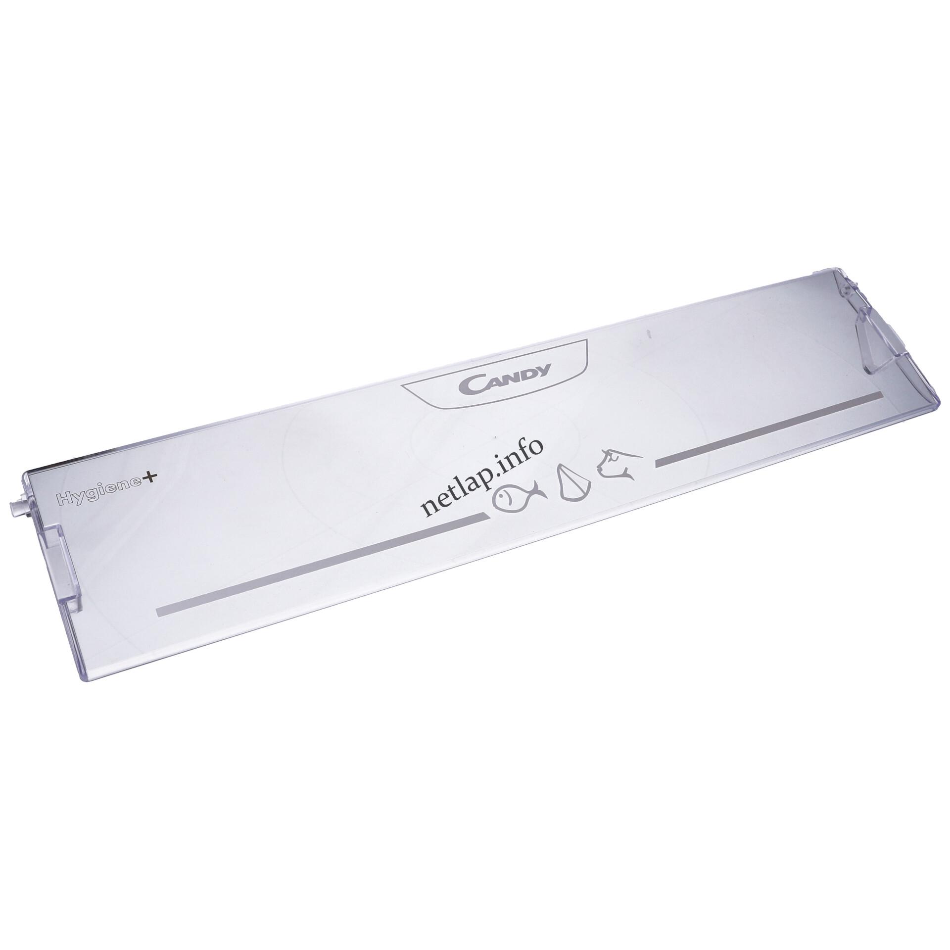 Candy hűtőgép 523x120x16 mm előlap fagyasztófiók átlátszó 41010630 Candy hűtőgép 523x120x16 mm előlap fagyasztófiók átlátszó 41010630