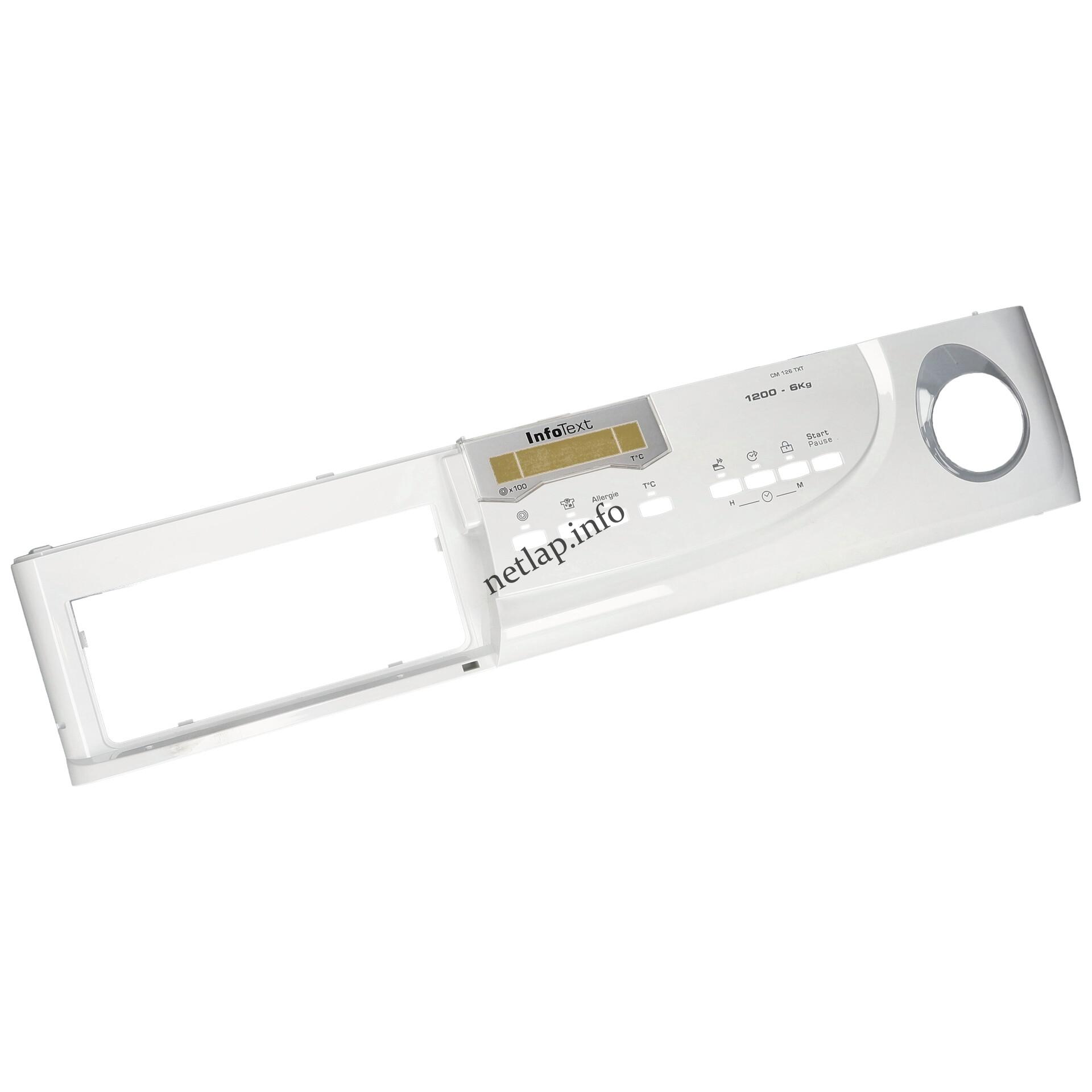 Candy mosógép kezelőelőlap 41015240 Candy mosógép kezelőelőlap 41015240