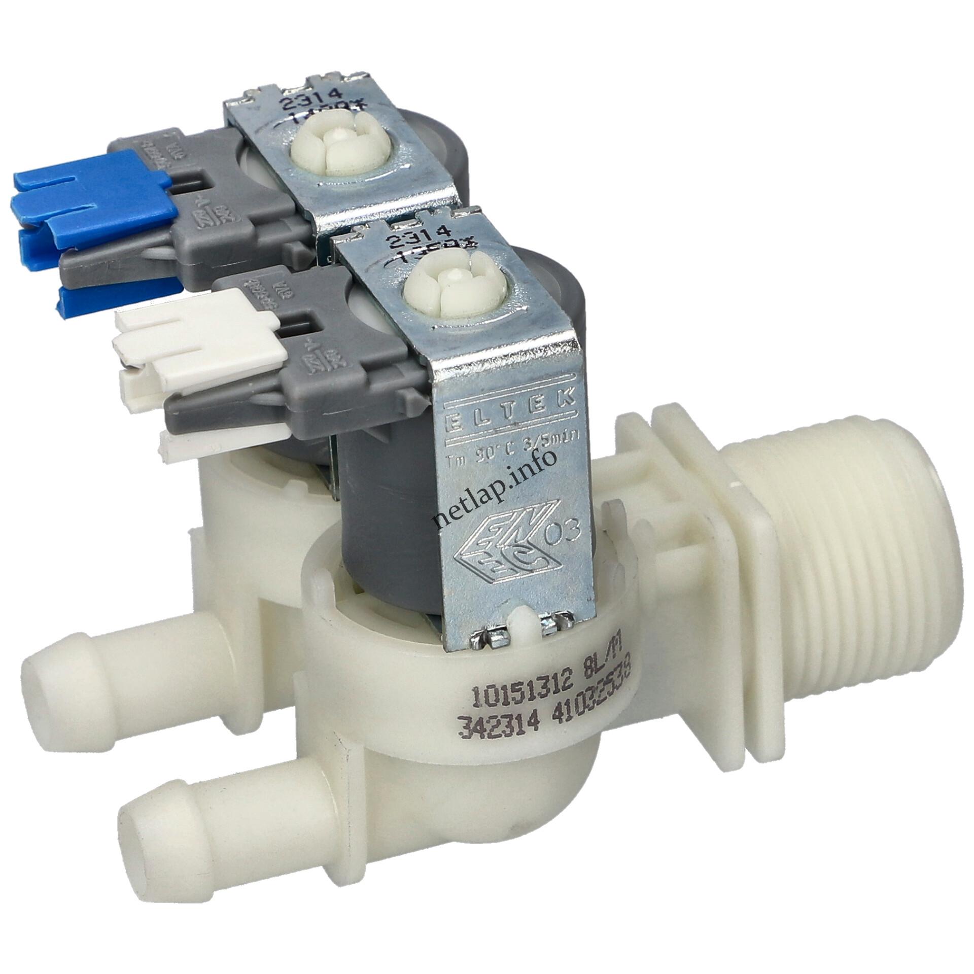 Candy mosógép 2 utas 180° mágnesszelep (OEM) Eltek 41020418 Candy mosógép 2 utas 180° mágnesszelep (OEM) Eltek 41020418