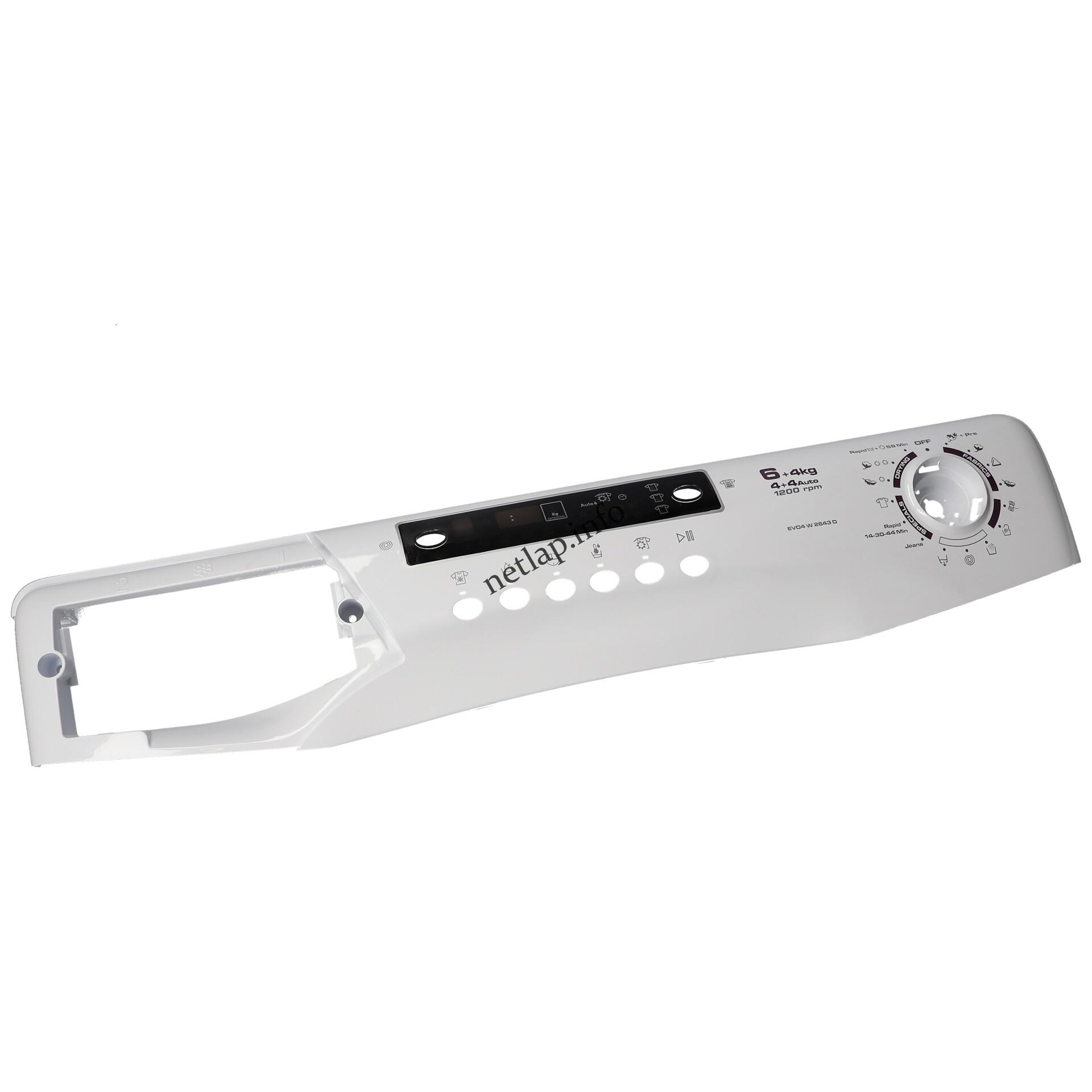 Candy mosógép kezelőelőlap 41035622 Candy mosógép kezelőelőlap 41035622