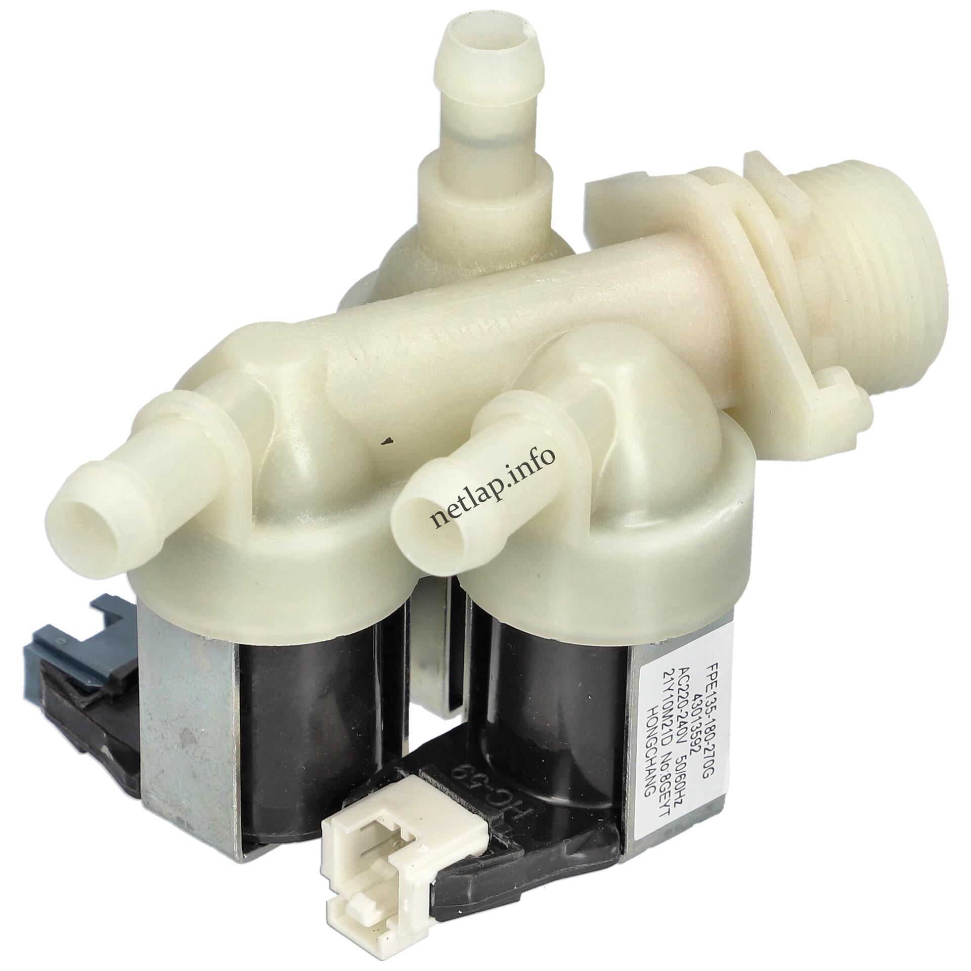 Candy mosógép 3 utas 1/90° 2/180° mágnesszelep tp 43013592 Candy mosógép 3 utas 1/90° 2/180° mágnesszelep tp 43013592