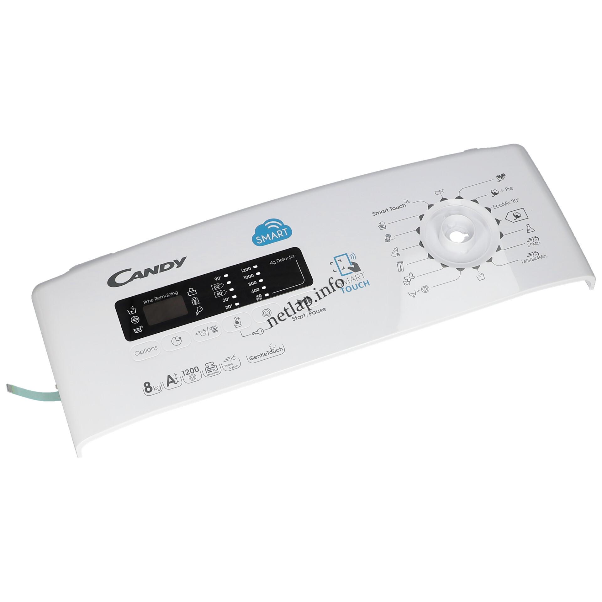 Candy mosógép kezelő burkolat 43015414 Candy mosógép kezelő burkolat 43015414