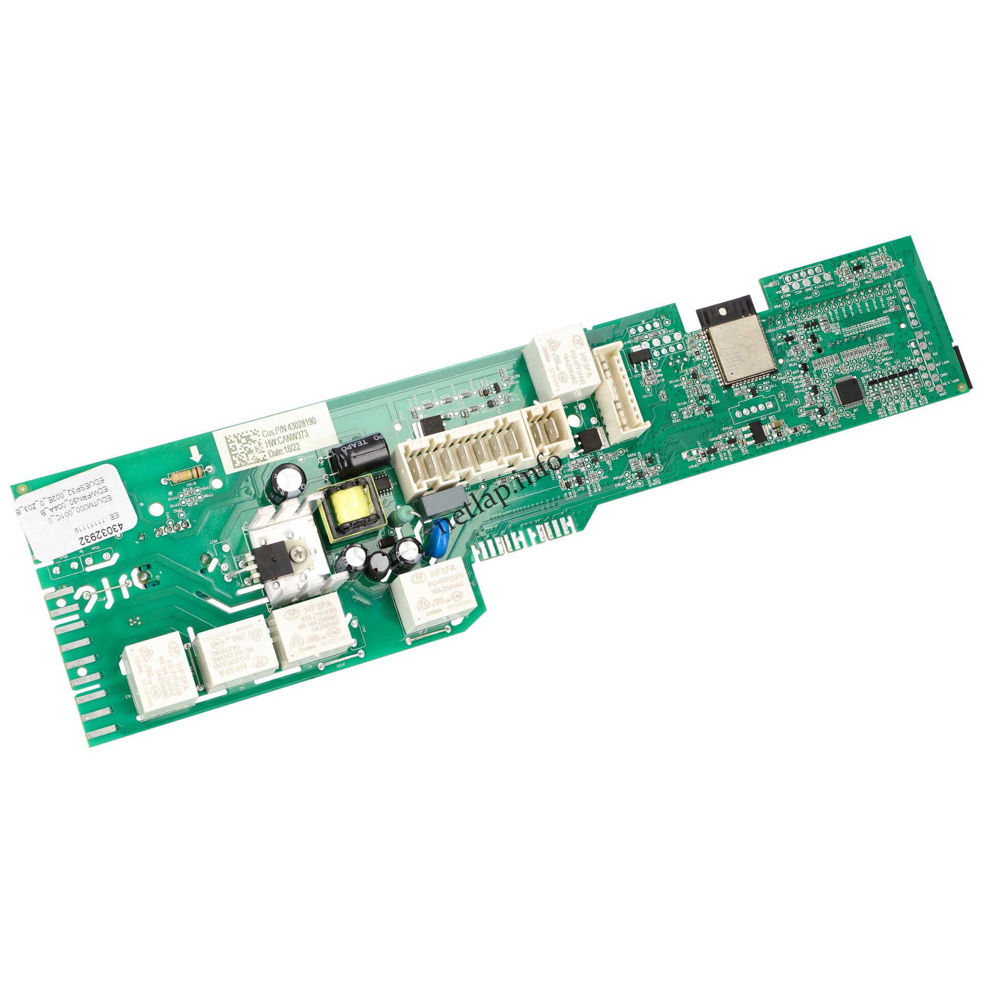 Candy mosógép vezérlőmodul 43032928 Candy mosógép vezérlőmodul 43032928