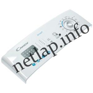 Candy mosógép kezelő burkolat 43036954