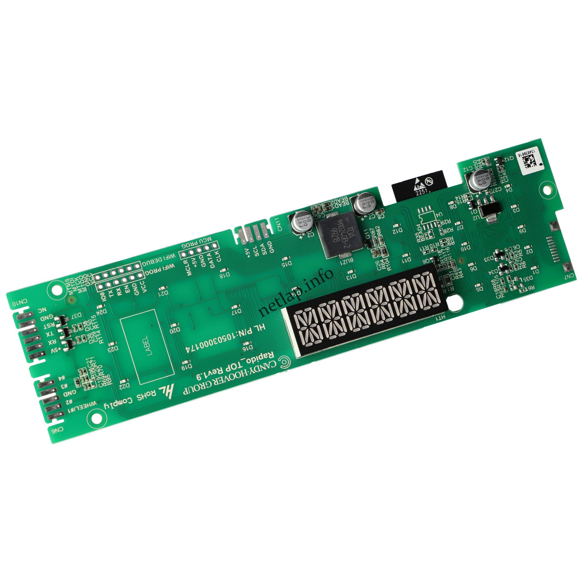 Candy mosógép kezelőelektronika 43039045 Candy mosógép kezelőelektronika 43039045