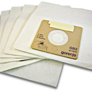 Gorenje porszívó 5db papír porzsák + 1 db motorszűrő VC/VCH/VCK