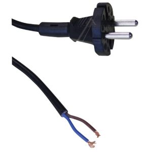 Porszívó hálózati tápkábel 2X0,75mm 6m fekete