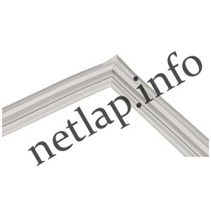 Beko hűtőgép fagyasztótérhez ajtógumi világos szürke 655x520x17 mm 4633082400