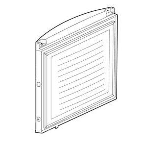 Beko hűtőgép ajtó fagyasztótér 4660100100