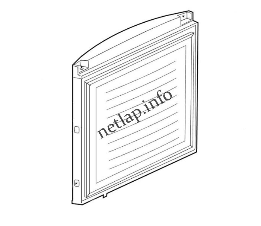 Beko hűtőgép ajtó fagyasztótér 4660100100 Beko hűtőgép ajtó fagyasztótér 4660100100