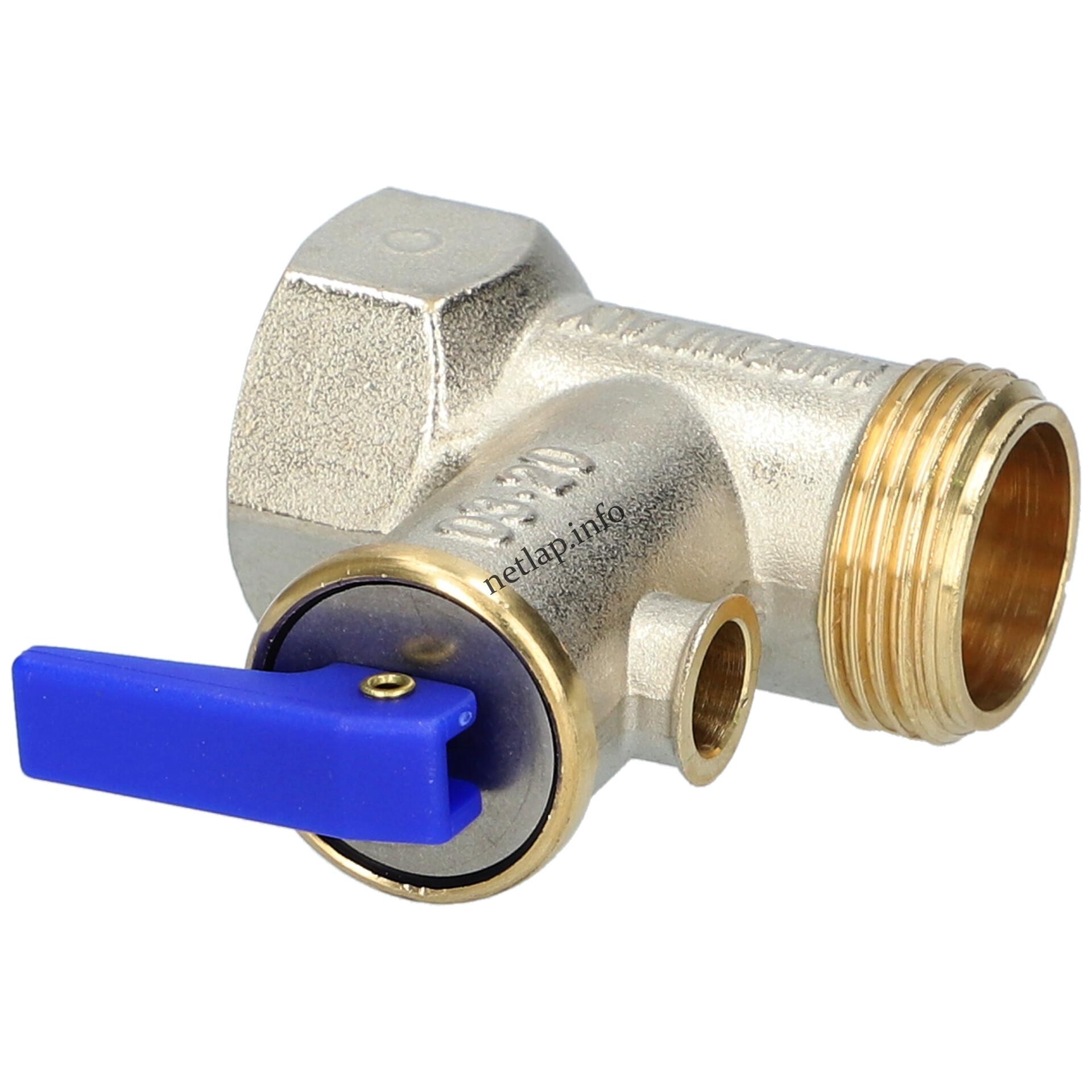 Ariston bojler 3/4" 6 5 bar biztonsági szelep 469446 Ariston bojler 3/4" 6 5 bar biztonsági szelep 469446