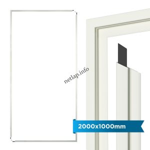 Univerzális hűtőajtó tömítés, hűtőgép ajtószigetelés, szögletes profil 2000X1000mm