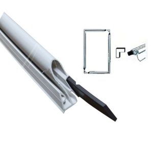 Univerzális hűtőajtó tömítés, hűtőgép ajtószigetelés, kerekített profil 2000X1000mm