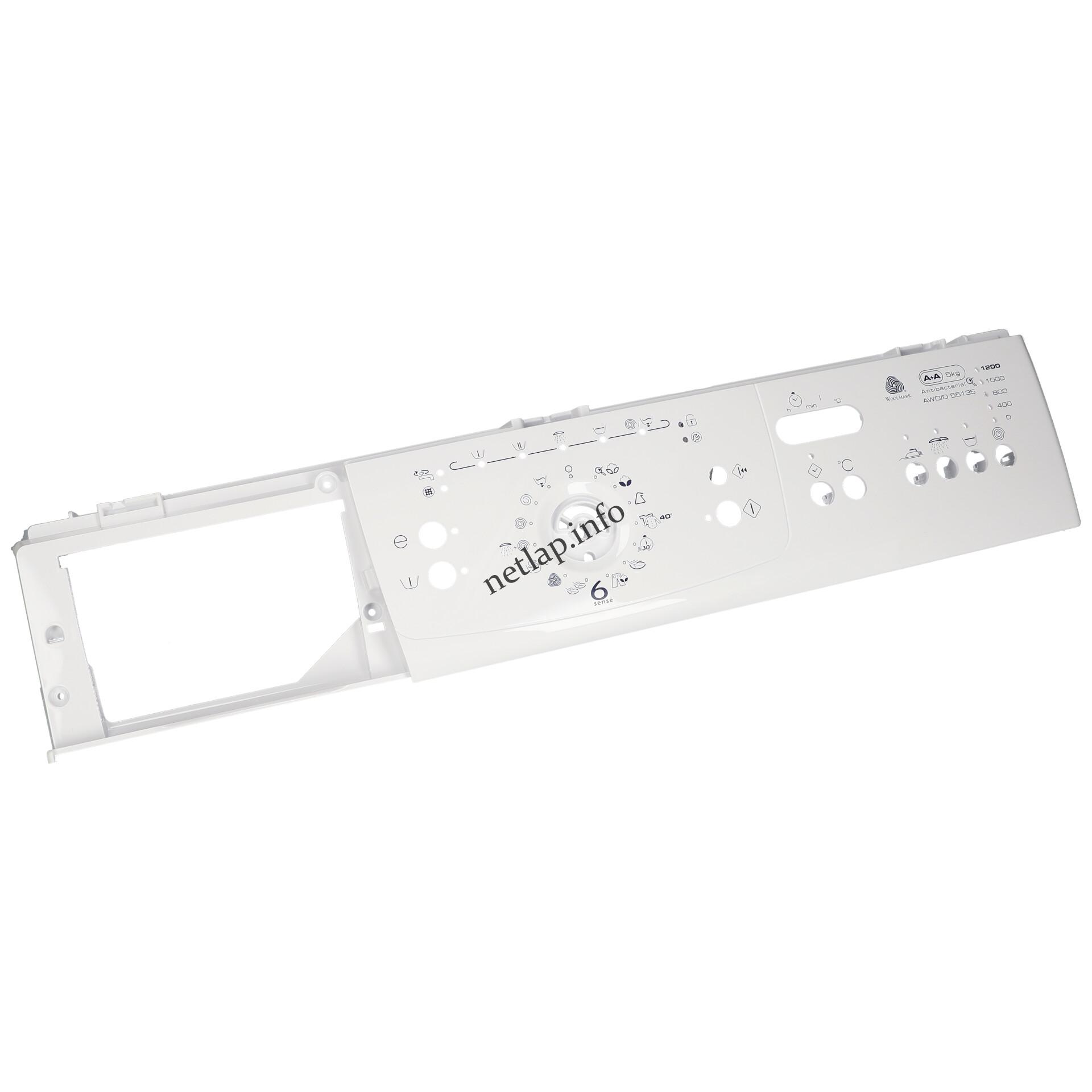 Whirlpool mosógép kezelőelőlap 480111102118 Whirlpool mosógép kezelőelőlap 480111102118