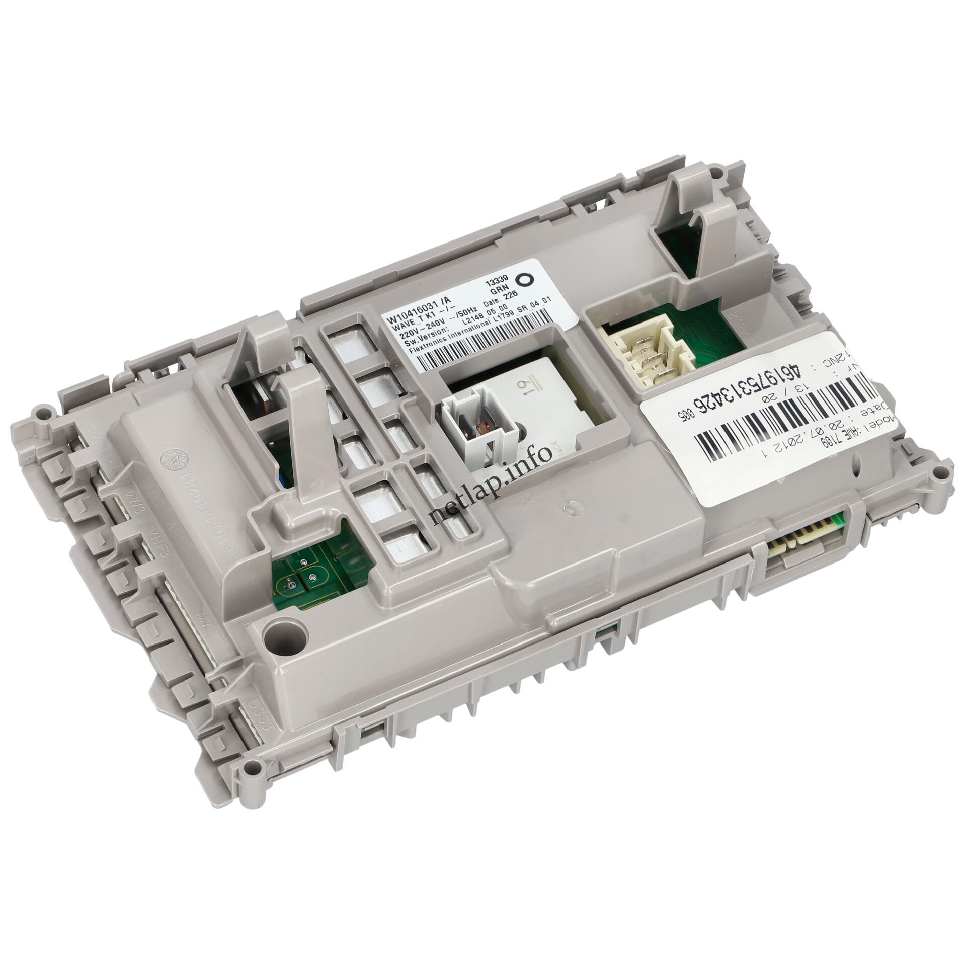 Whirlpool mosógép vezérlőmodul C00428193 Whirlpool mosógép vezérlőmodul C00428193