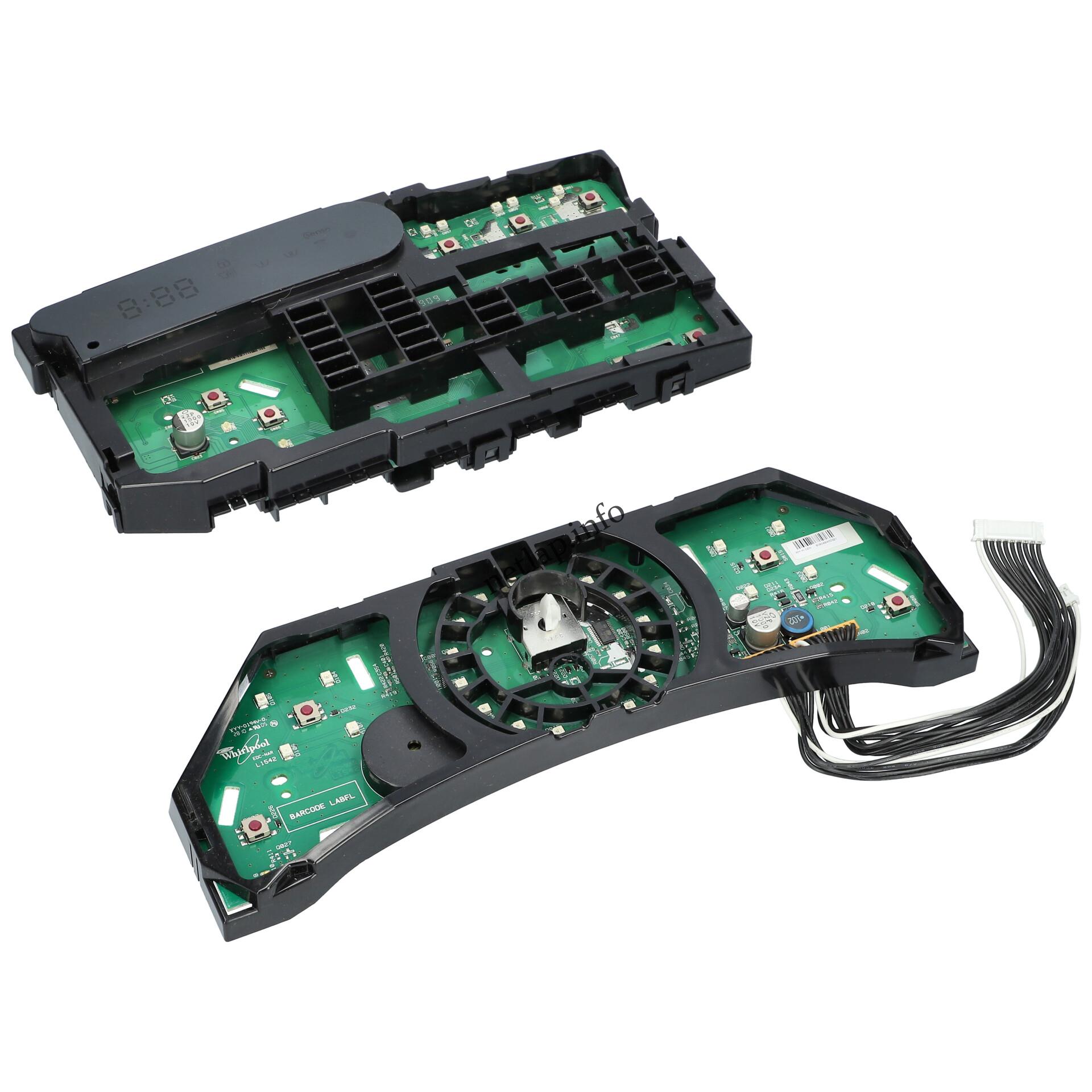 Whirlpool mosógép vezérlőmodul 480131000241 Whirlpool mosógép vezérlőmodul 480131000241