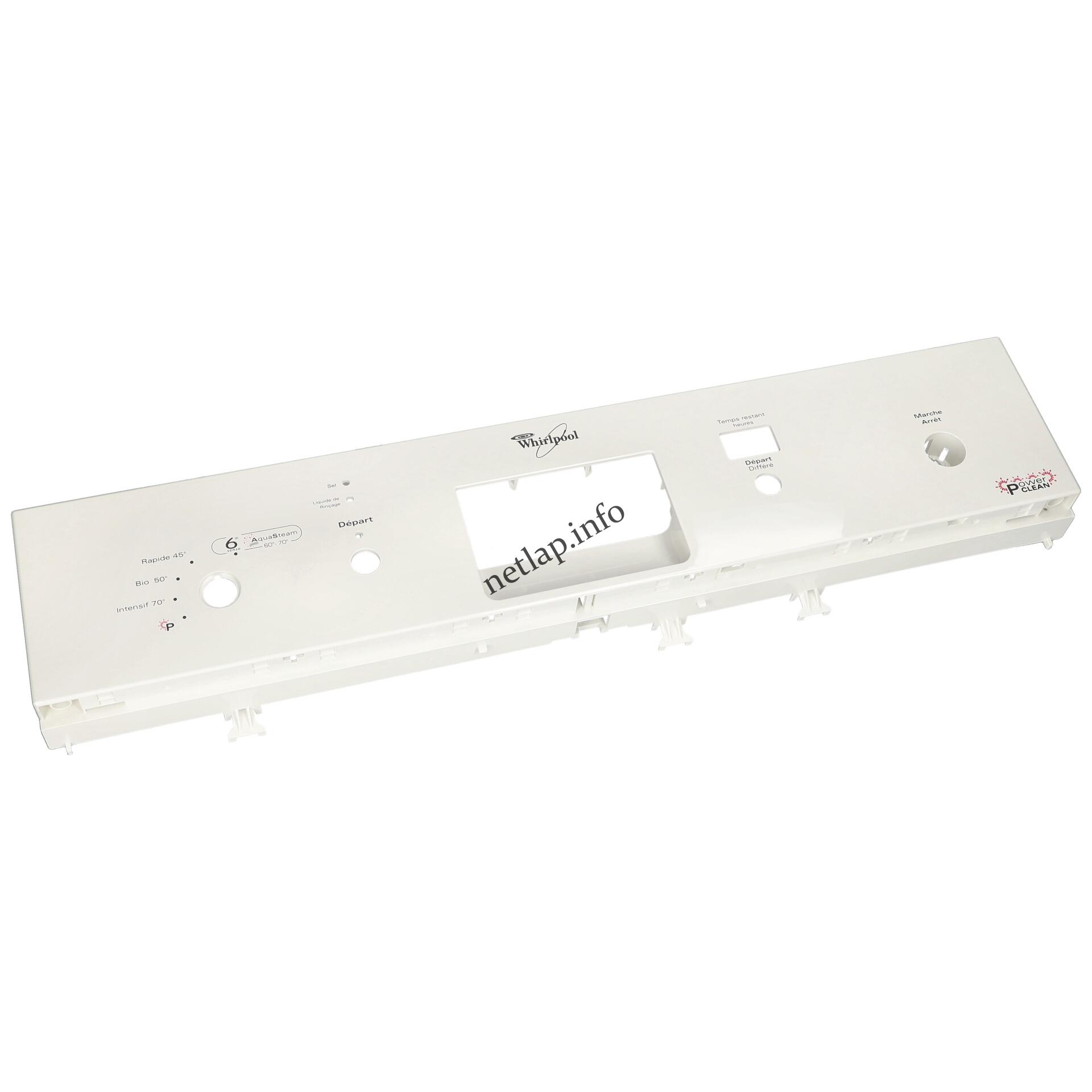 Whirlpool mosogatógép kezelőelőlap 480140102094 Whirlpool mosogatógép kezelőelőlap 480140102094