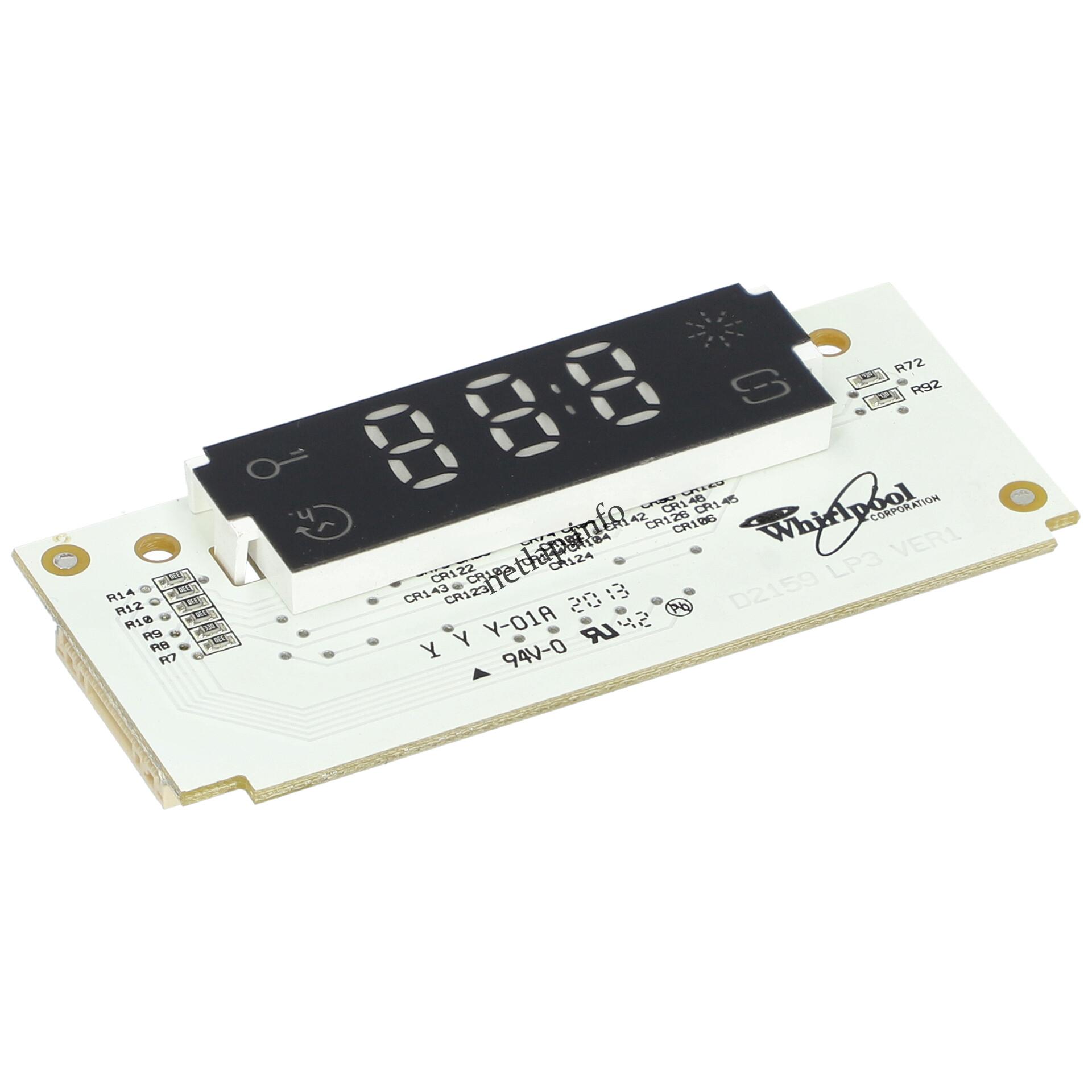 Whirlpool mosogatógép kijelzőelektronika 480140102374 Whirlpool mosogatógép kijelzőelektronika 480140102374