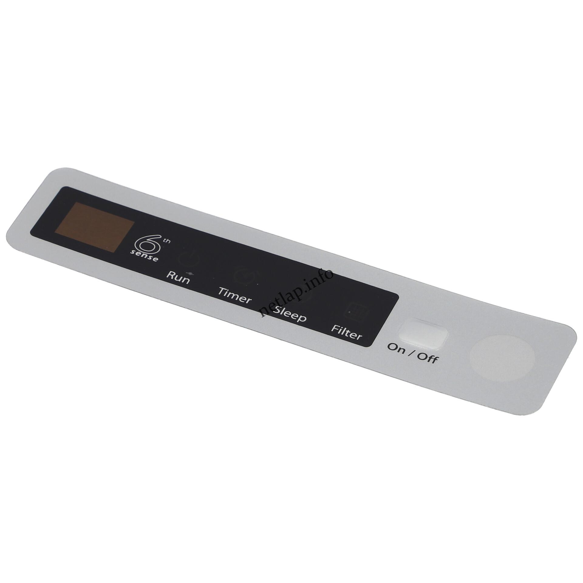 Whirlpool klíma fólia kijelző 480150100123 Whirlpool klíma fólia kijelző 480150100123