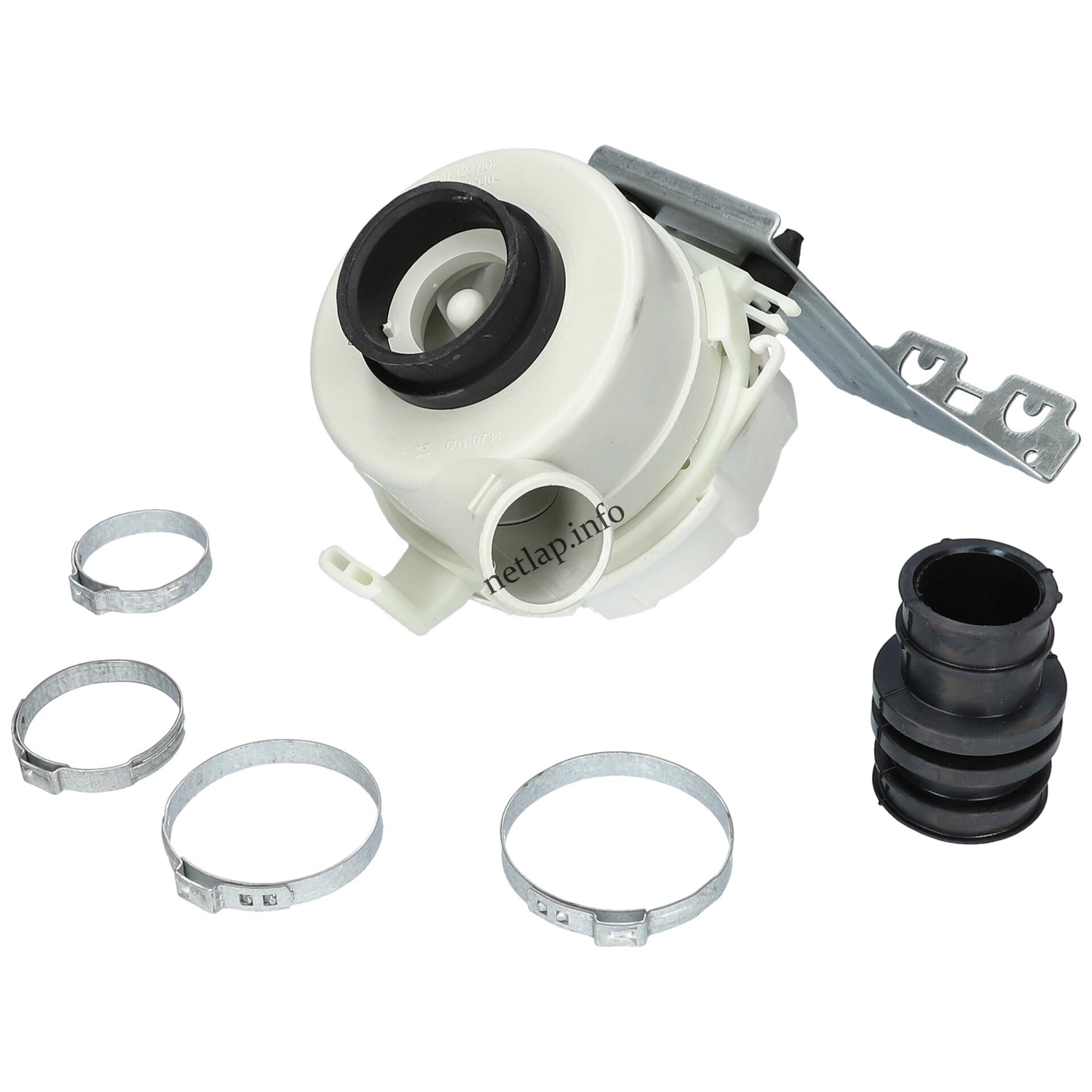 Indesit Whirlpool mosogatógép 80w keringető szivattyú házzal Hanning C00312654 Indesit Whirlpool mosogatógép 80w keringető szivattyú házzal Hanning C00312654