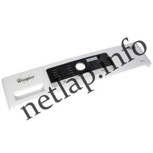 Indesit Whirlpool mosógép kezelő burkolat C00447851
