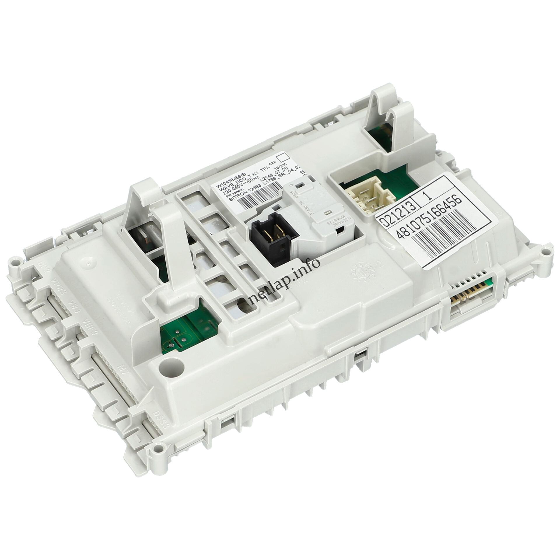 Whirlpool mosógép vezérlőmodul 481075166456 Whirlpool mosógép vezérlőmodul 481075166456