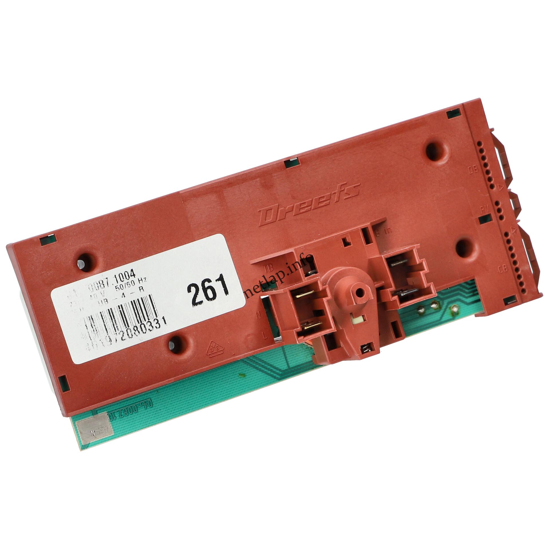 Whirlpool mosogatógép kezelőelektronika C00482464 Whirlpool mosogatógép kezelőelektronika C00482464