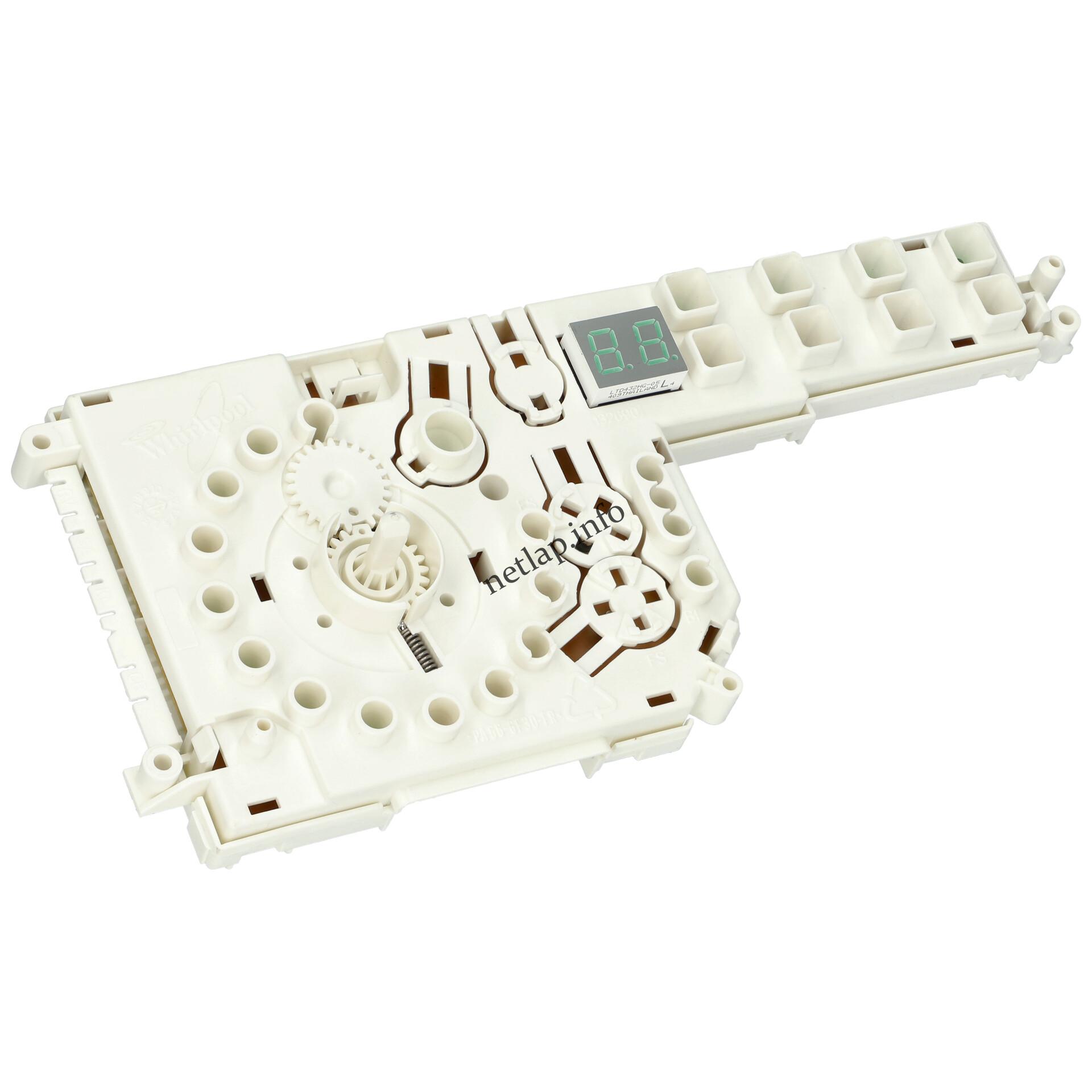 Whirlpool mosogatógép vezérlőmodul 481221838192 Whirlpool mosogatógép vezérlőmodul 481221838192