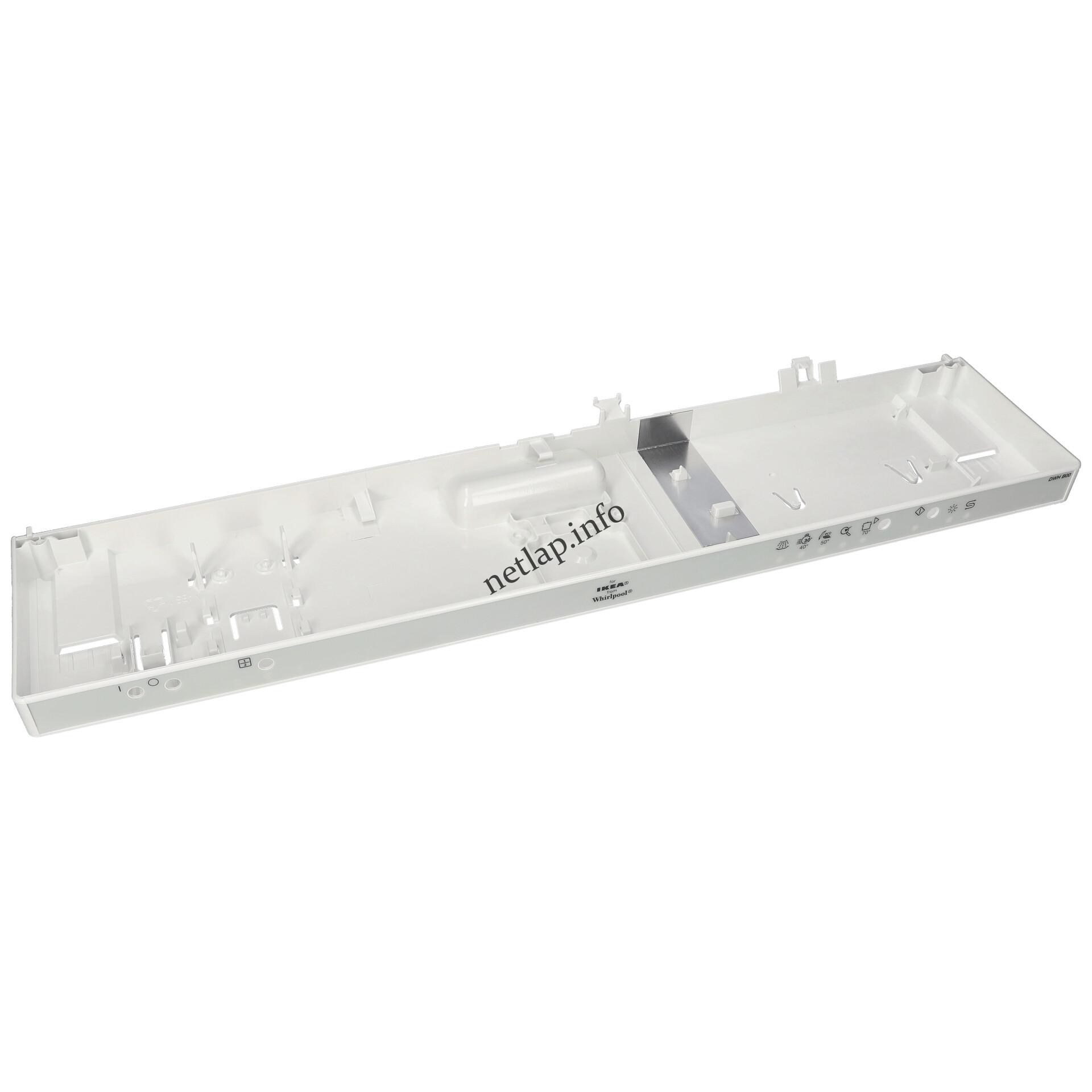 Whirlpool mosogatógép kezelő burkolat panel 480140102427 Whirlpool mosogatógép kezelő burkolat panel 480140102427