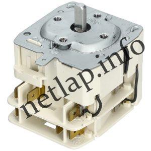 Indesit Whirlpool mosógép kapcsoló programválasztó 481228218666