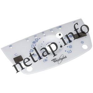 Indesit Whirlpool mosógép burkolat előlap C00489394