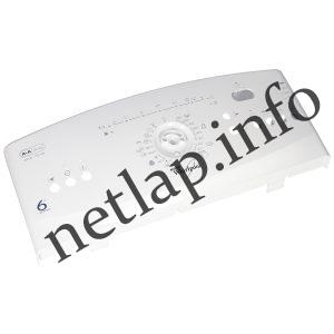 Whirlpool mosógép kezelőelőlap 481245217882