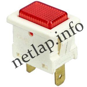 Whirlpool lámpa piros 481913448296