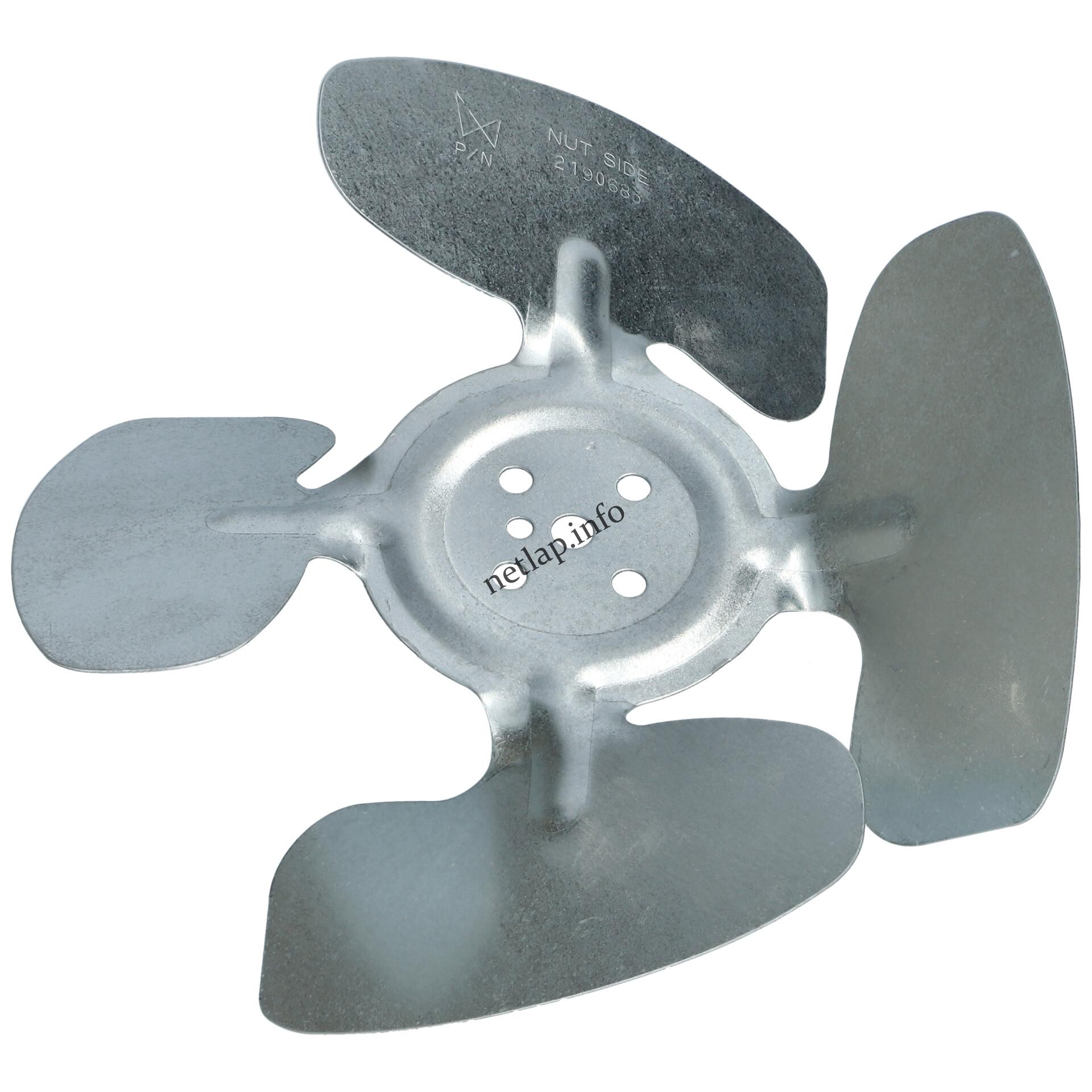 Whirlpool hűtőgép ventilátor lapát 481951528269 Whirlpool hűtőgép ventilátor lapát 481951528269