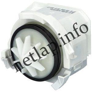 Whirlpool mosogatógép ürítő szivattyú 3 körmös hátul stekkeres C00297919