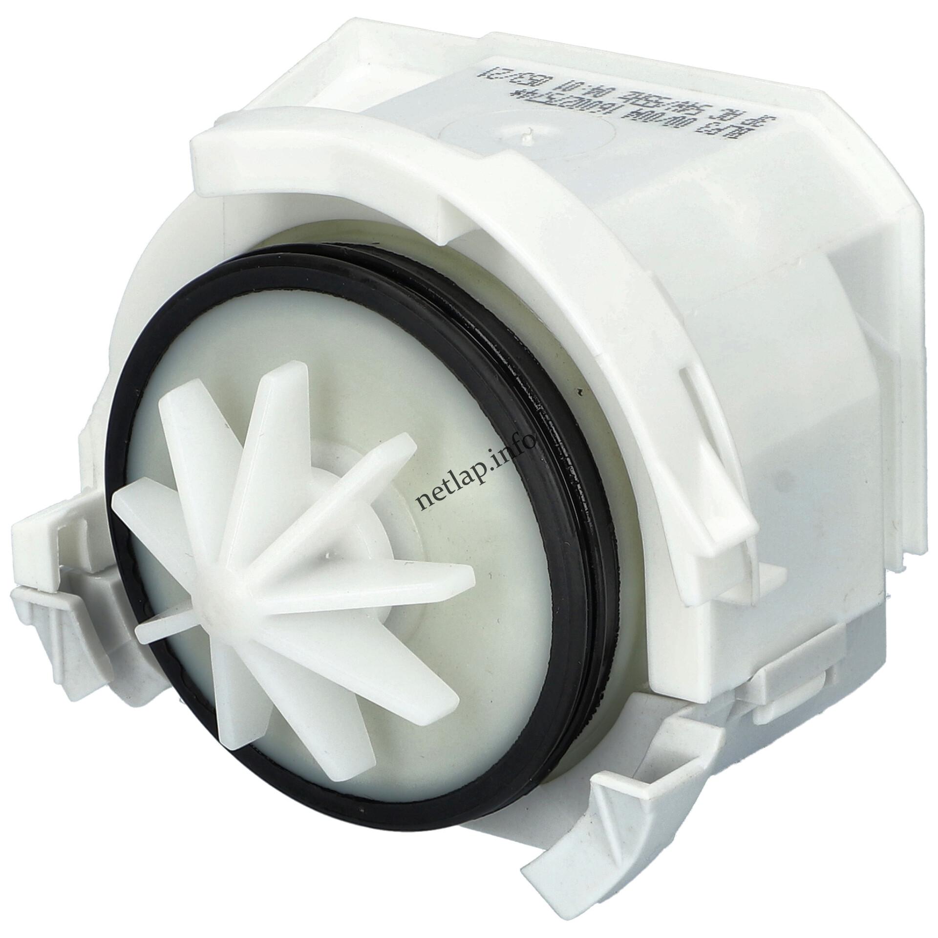 Whirlpool mosogatógép ürítő szivattyú 3 körmös hátul stekkeres C00297919 Whirlpool mosogatógép ürítő szivattyú 3 körmös hátul stekkeres C00297919