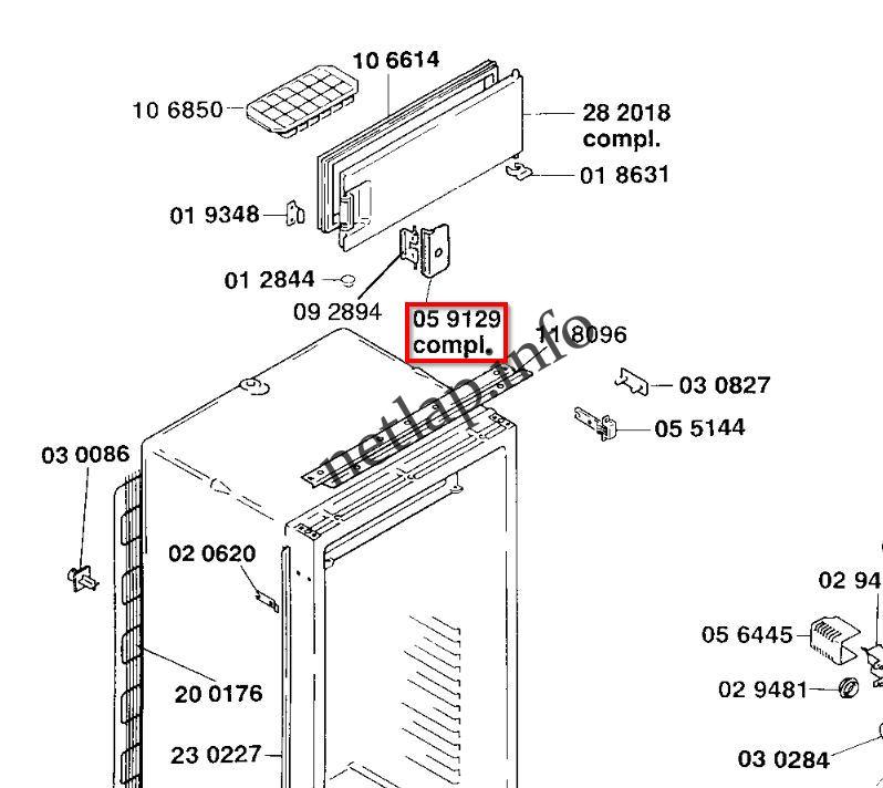 Bosch Siemens hűtőgép fagyasztóajtó fogantyú KI/KIL/KT/KTL/KU - Image 3
