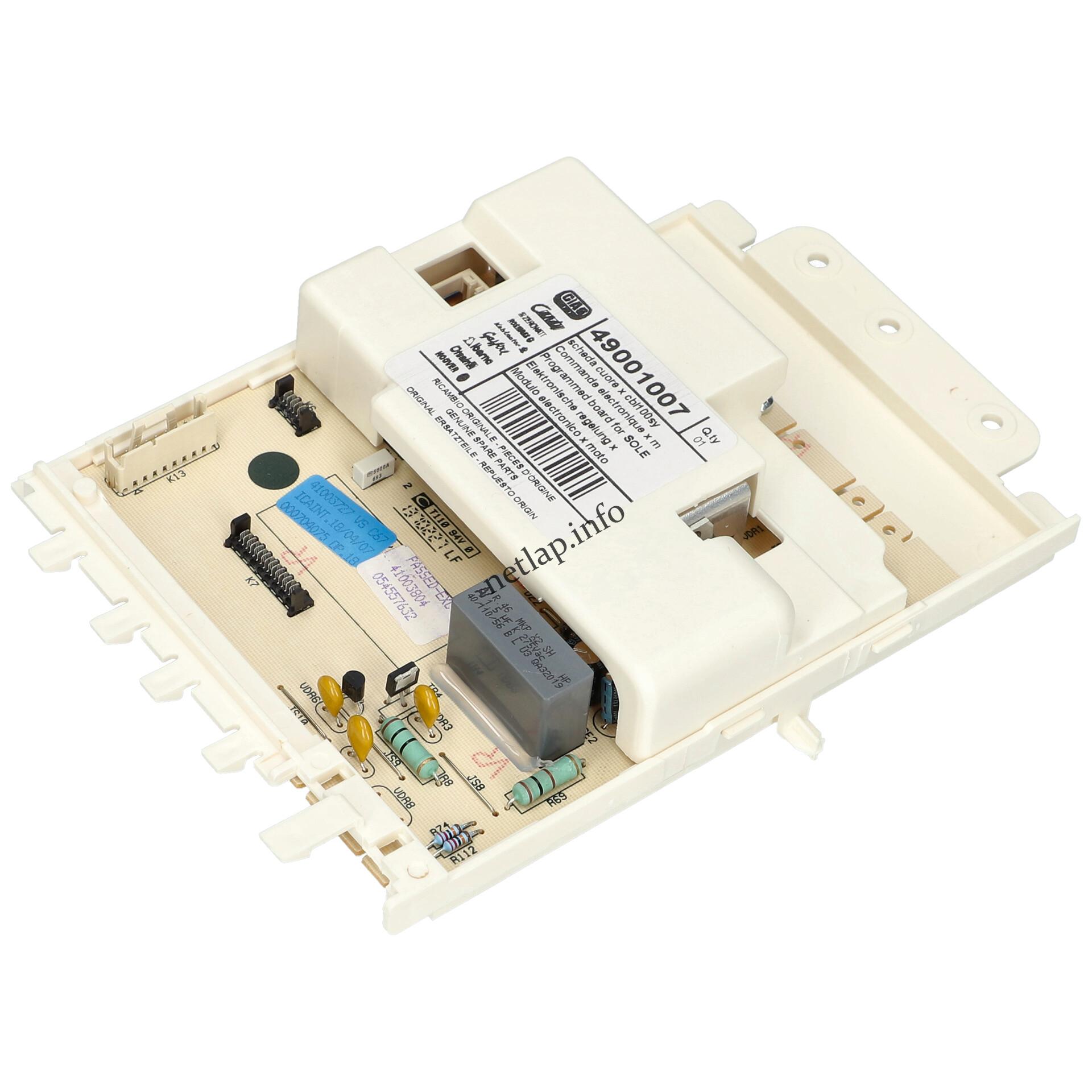 Candy mosógép vezérlőmodul 49001007 Candy mosógép vezérlőmodul 49001007