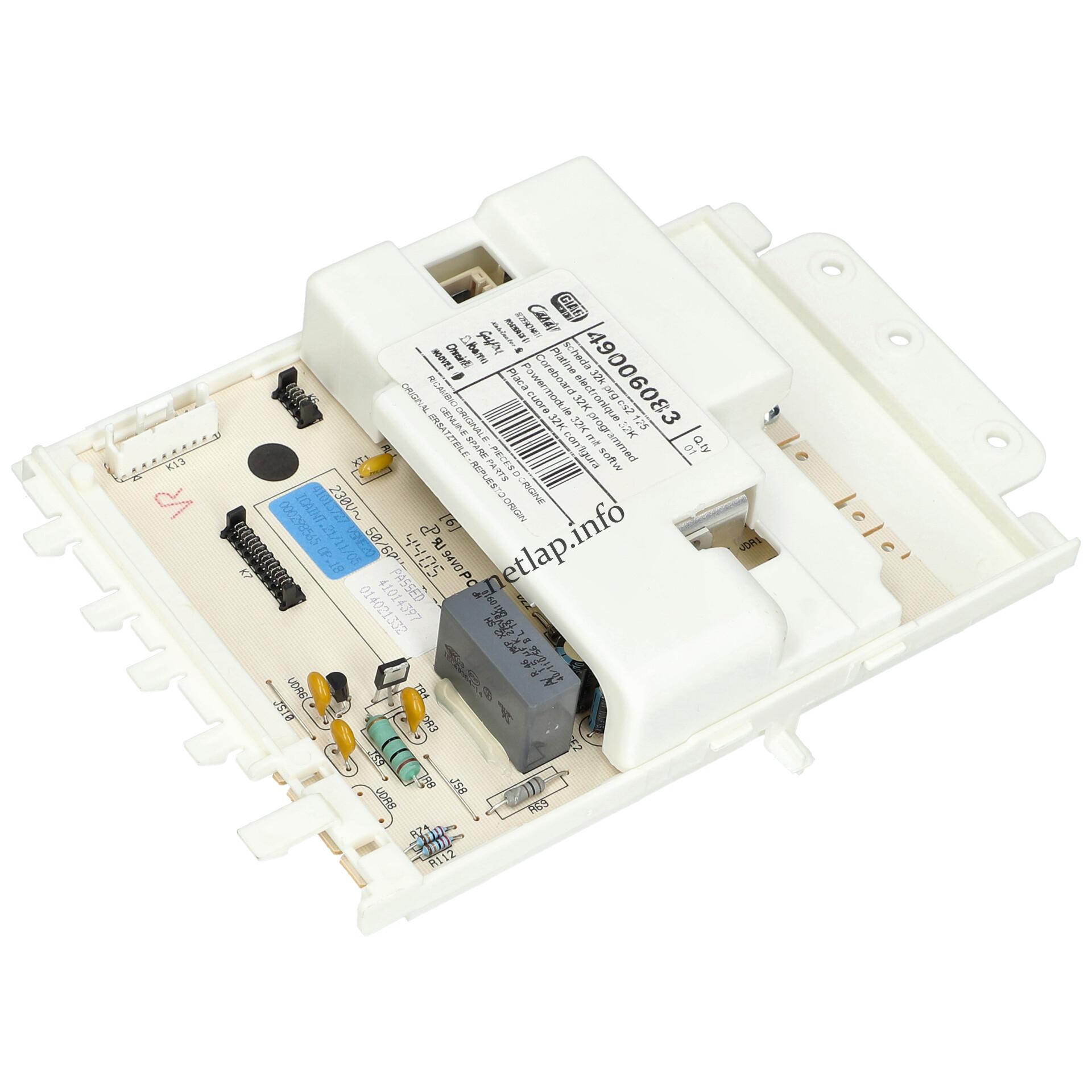 Candy vezérlő elektronika 32k software 49006083 Candy vezérlő elektronika 32k software 49006083