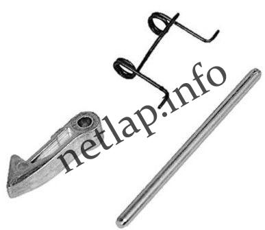 Candy mosógép ajtó horog + rugó + stift 49007928 Candy mosógép ajtó horog + rugó + stift 49007928