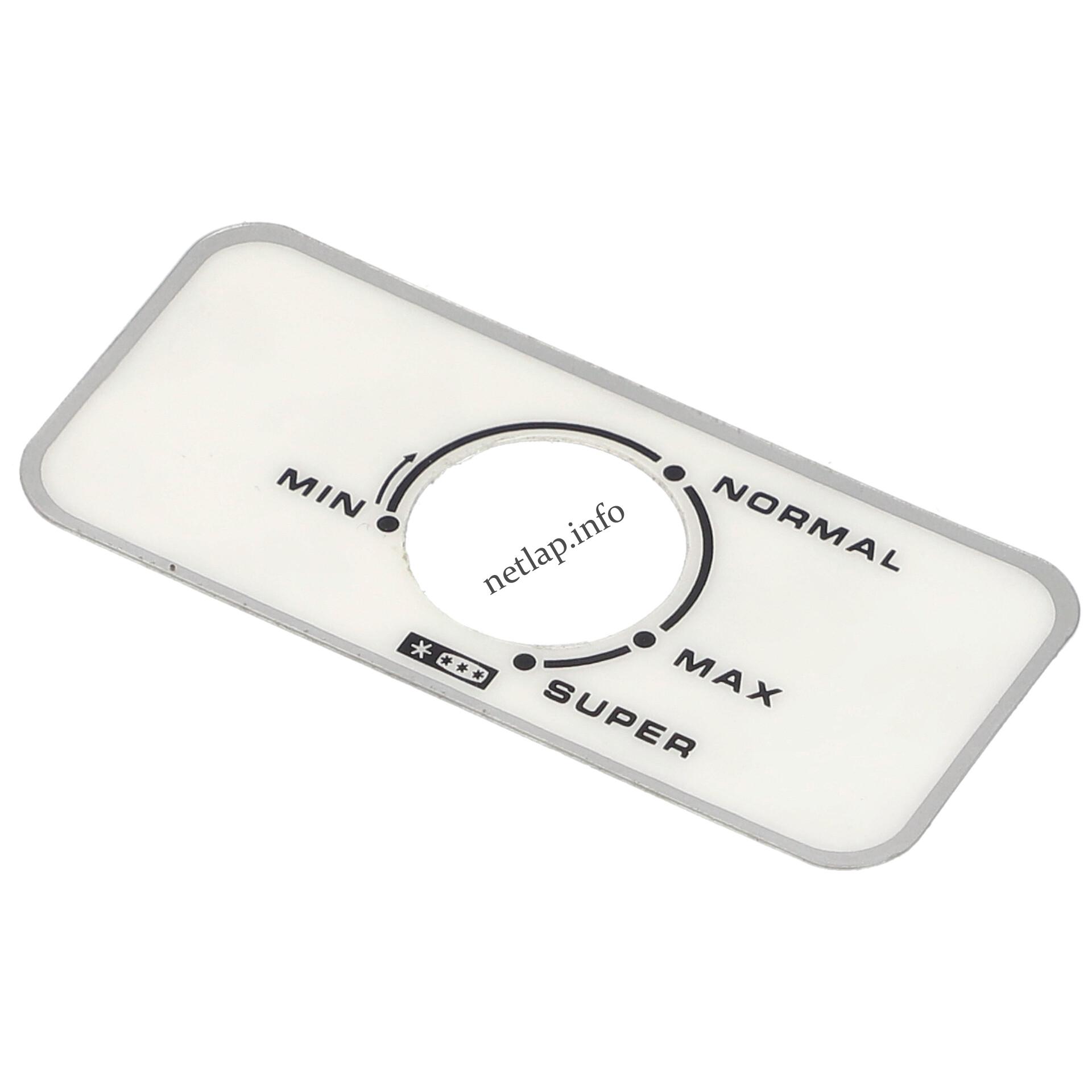 Candy hűtőgép fokozat tábla 49022707 Candy hűtőgép fokozat tábla 49022707