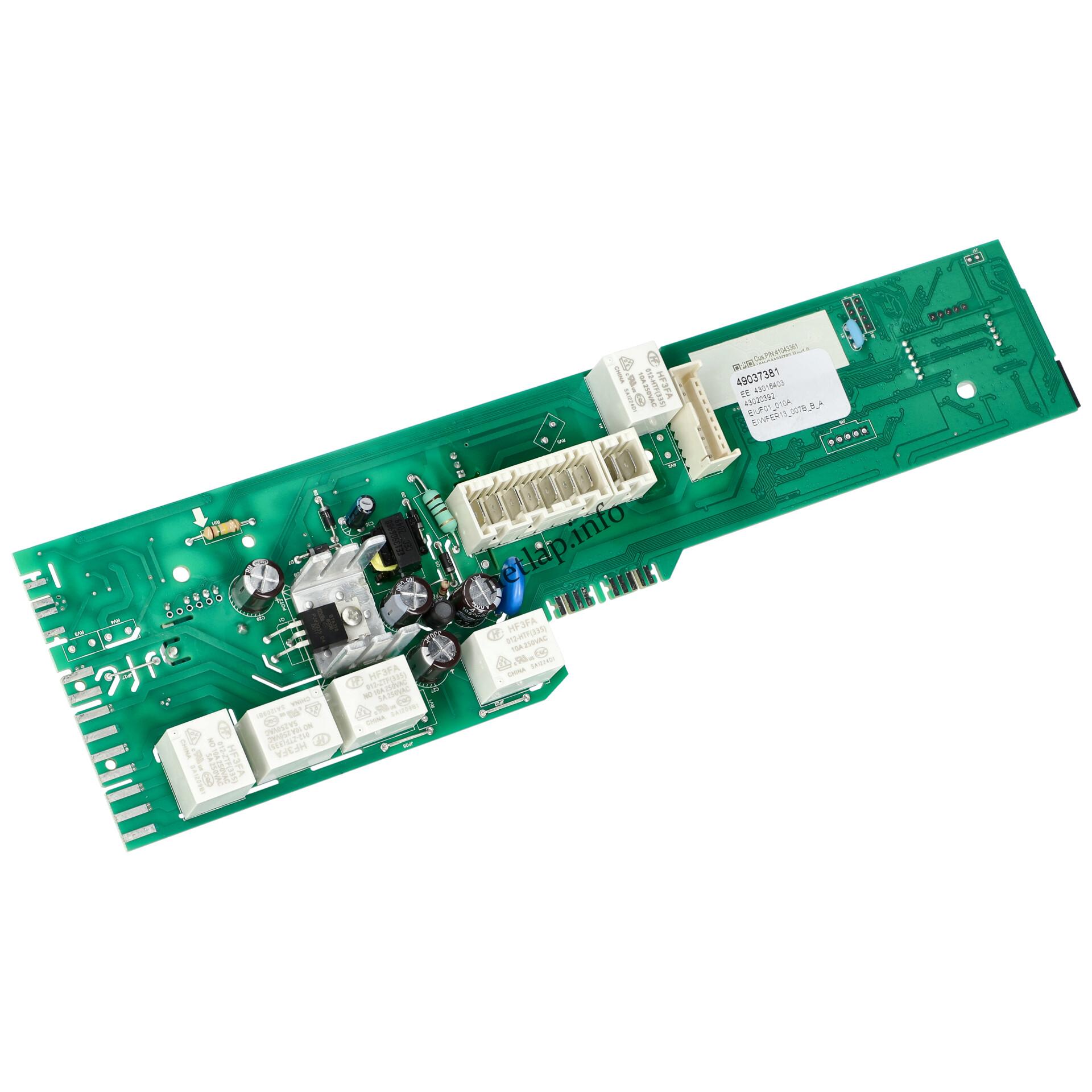 Candy mosógép vezérlőmodul 49037381 Candy mosógép vezérlőmodul 49037381