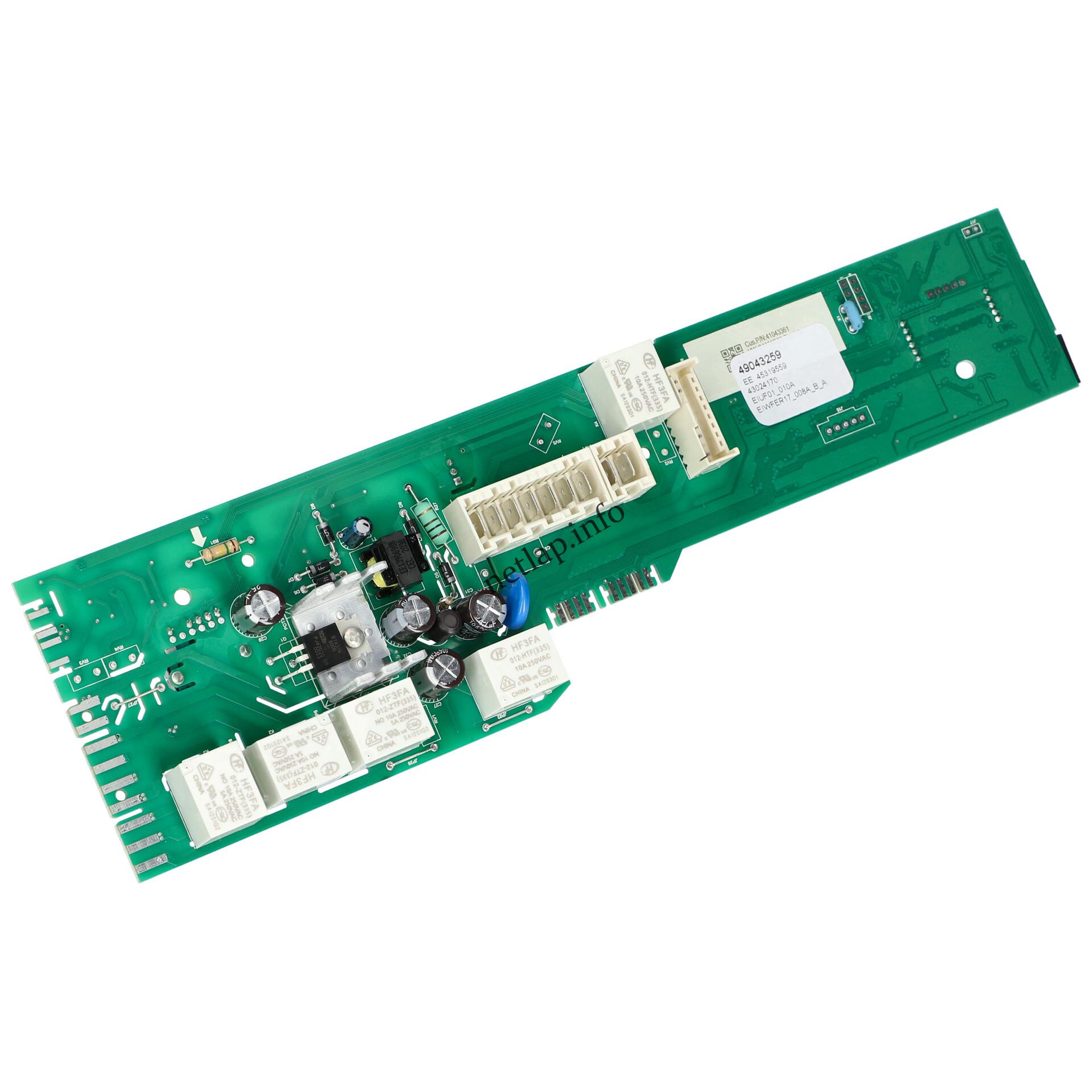 Candy mosógép vezérlőmodul 49043259 Candy mosógép vezérlőmodul 49043259