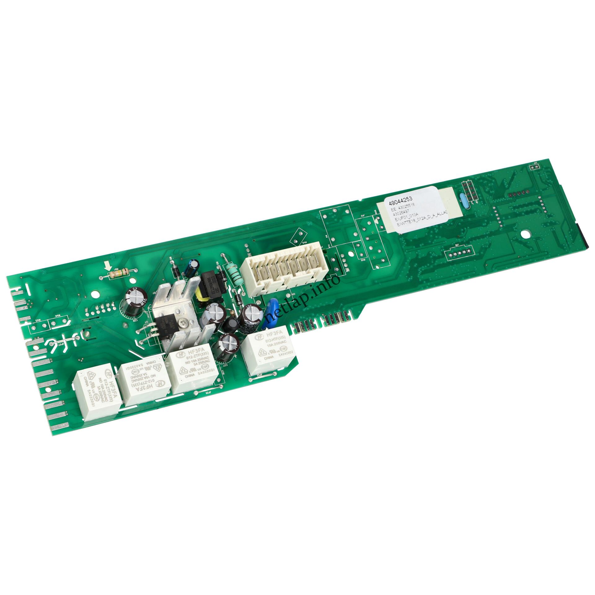 Candy mosógép vezérlőmodul NFC 49044253 Candy mosógép vezérlőmodul NFC 49044253