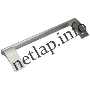 Beko hűtőgép fogantyú ívelt szürke fém 4906803100