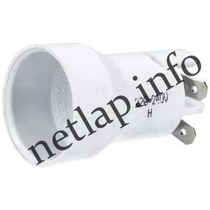 Candy hűtőgép foglalat E14 izzó 49112643