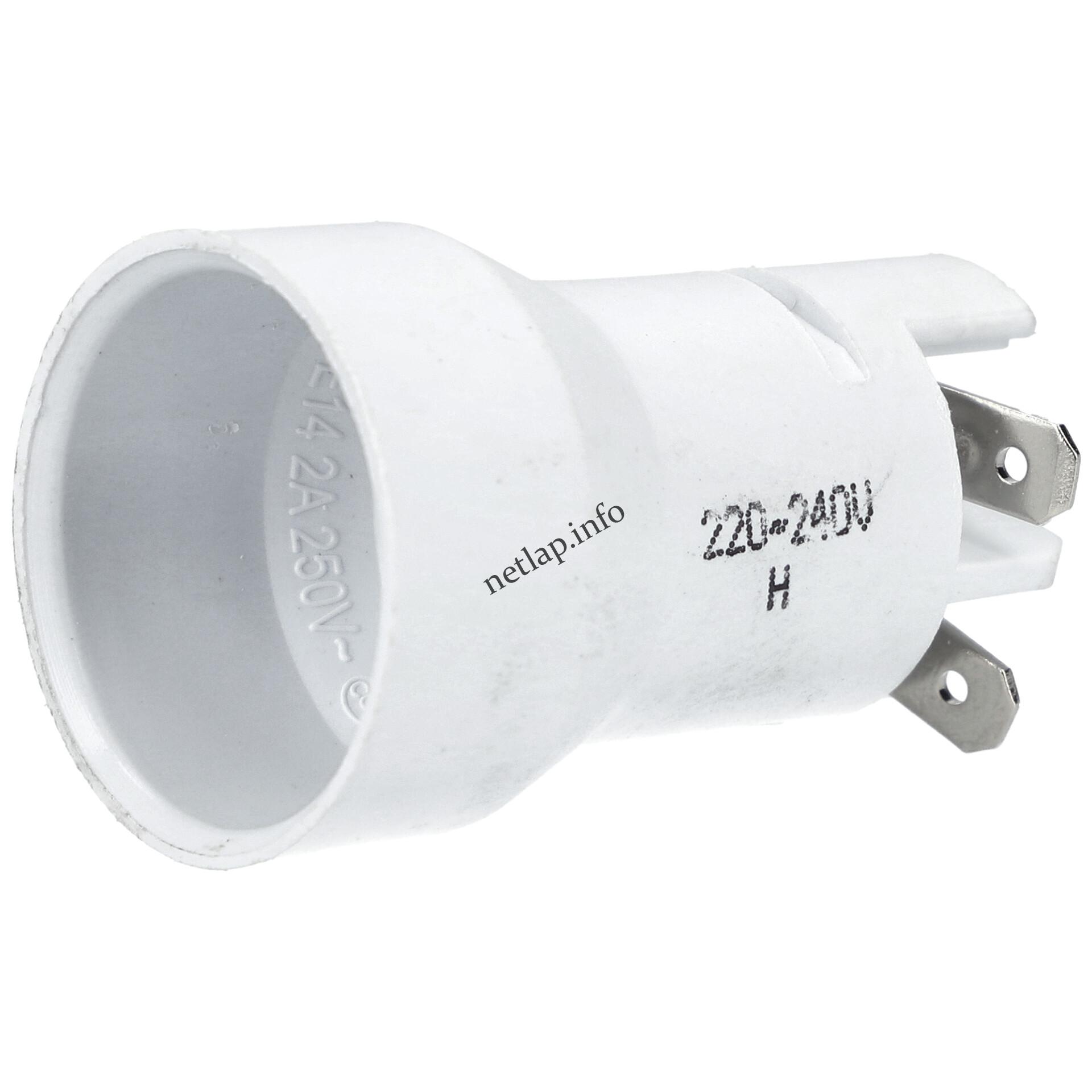 Candy hűtőgép foglalat E14 izzó 49112643 Candy hűtőgép foglalat E14 izzó 49112643