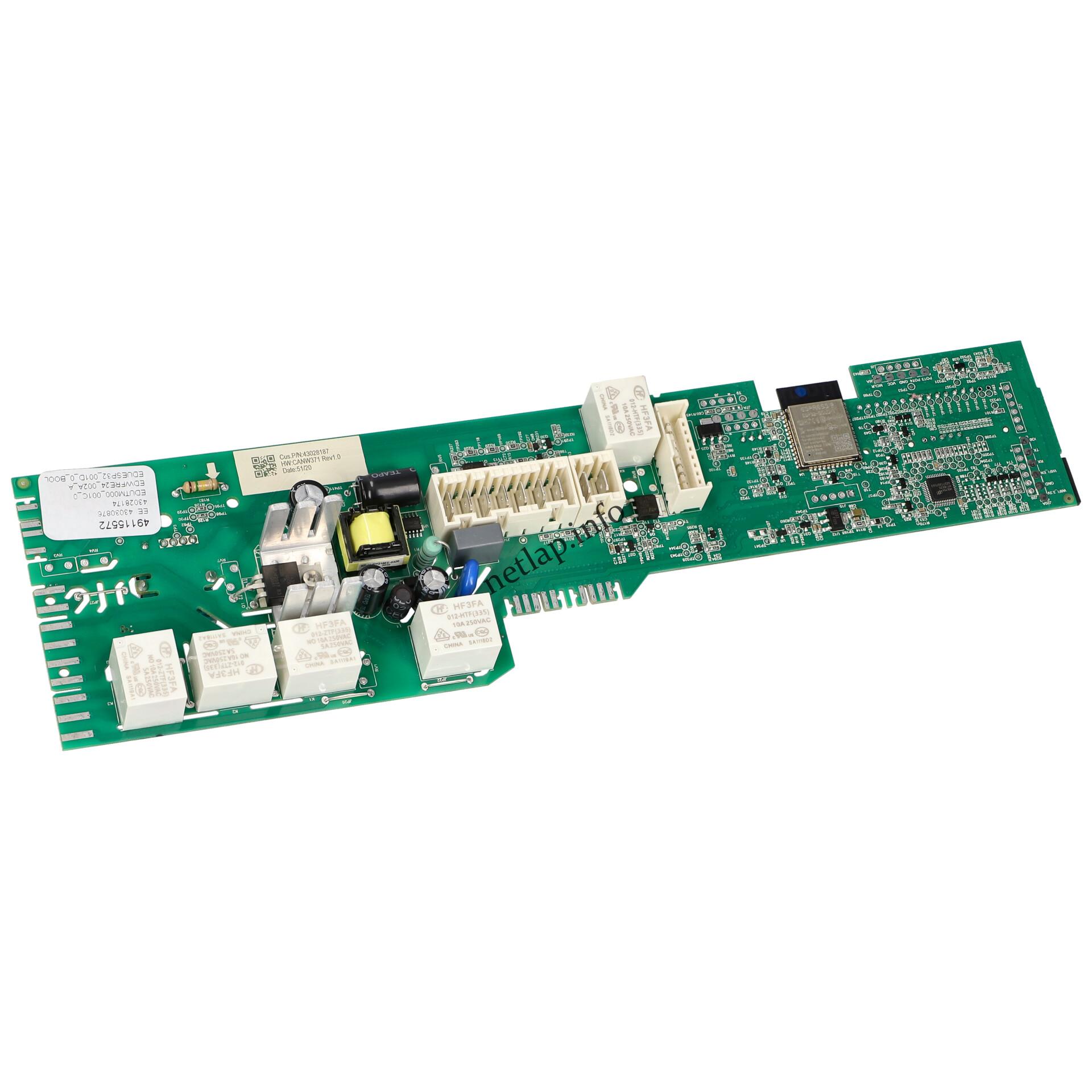 Candy mosógép vezérlőmodul 49115572 Candy mosógép vezérlőmodul 49115572